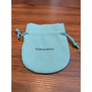 Tiffany & Co. Drawstring Jewelry Pouch- Signature Tiffany Blue